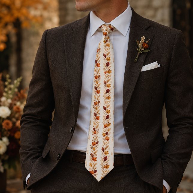 Autumn Harvest Botanical Tie (Creator Uploaded)