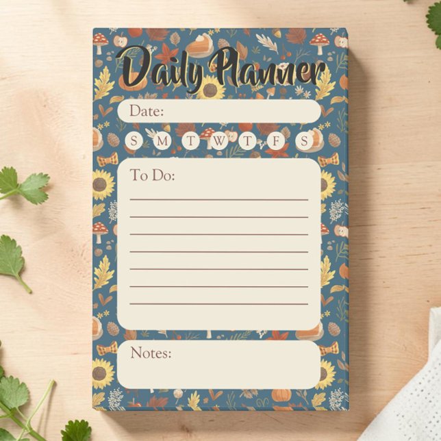 Autumn Harvest Daily Planner To Do List Post-it Notes (Creator Uploaded)