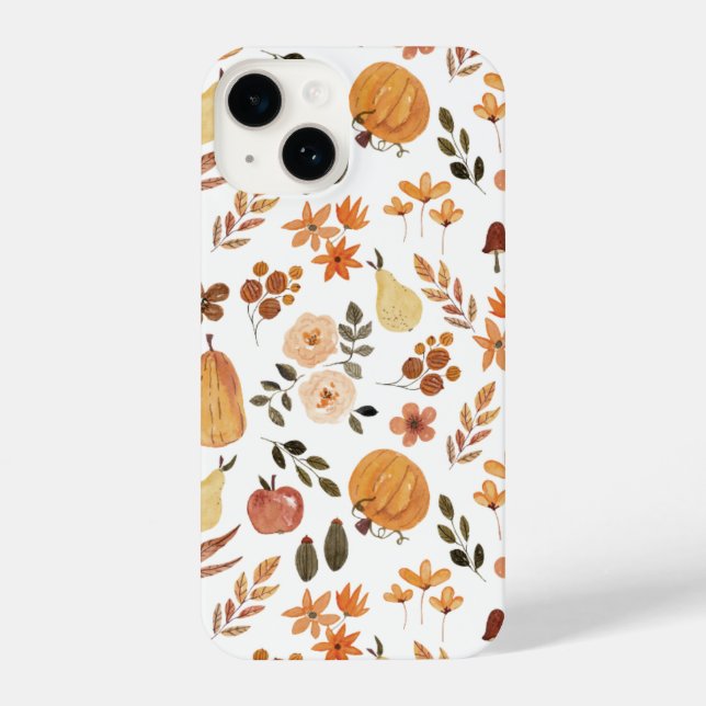 Autumn Harvest Esthetic iPhone 14 Case  (Back)