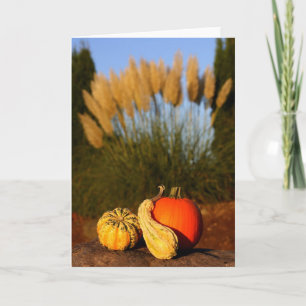 Autumn Harvest Holiday Card