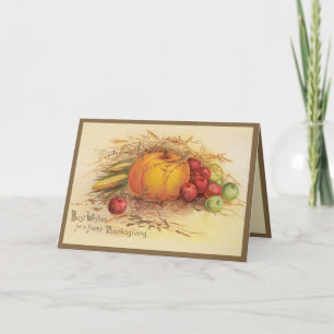 Autumn Harvest Holiday Card