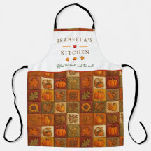 Autumn Harvest Patchwork with Blessing Quote