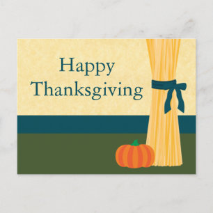 Autumn Harvest Thanksgiving Postcard