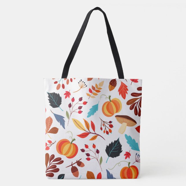 Autumn Harvest Tote Bag (Front)