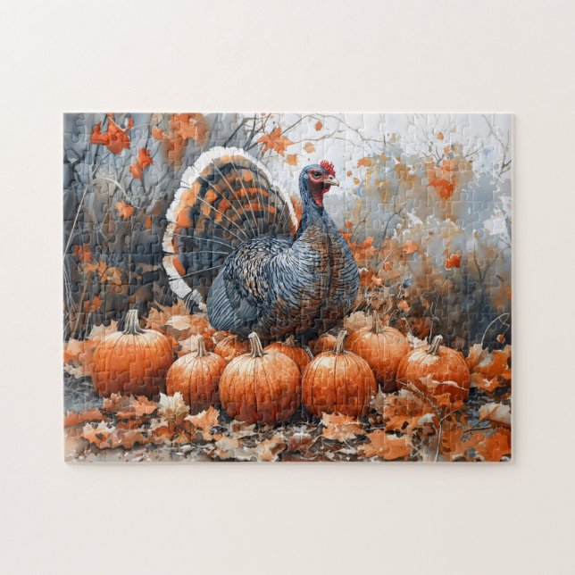 Autumn Harvest Turkey Jigsaw Puzzle (Horizontal)