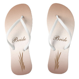 Autumn Harvest Wedding Bride Jandals