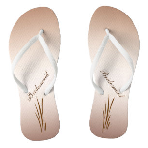 Autumn Harvest Wedding Bridesmaid Jandals