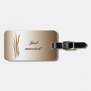 Autumn Harvest Wedding Luggage Tag
