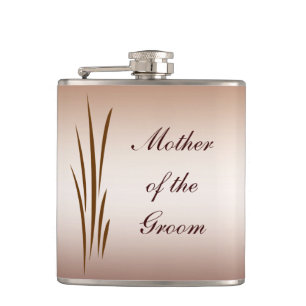Autumn Harvest Wedding Mother of the Groom Hip Flask