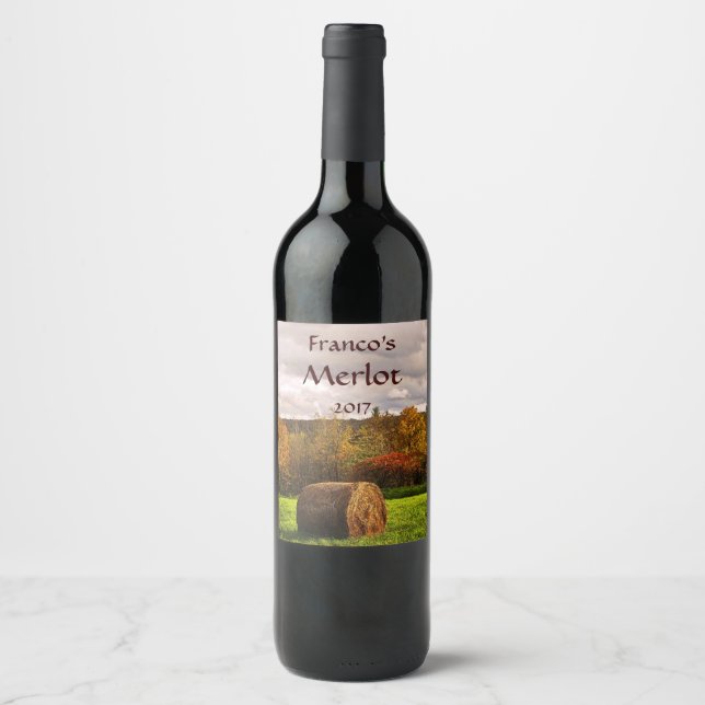 Autumn Harvest Wine Label (Front)