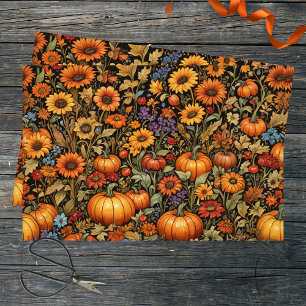 Autumn Harvest with Vibrant Fall Colours  Tissue Paper