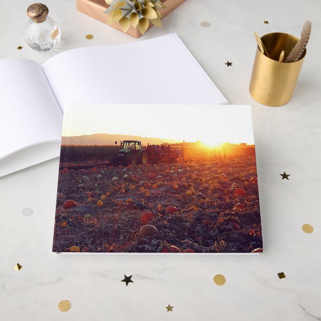 Autumn Hay Ride  Guest Book (Front Open)