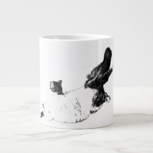 Autumn Hearth Cat Large Coffee Mug