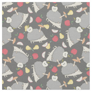 Autumn Hedgehog Fabric