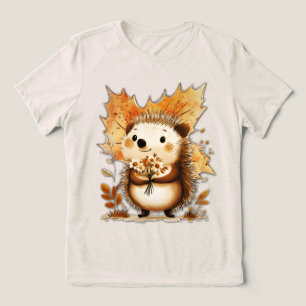 Autumn Hedgehog Tri-Blend Shirt