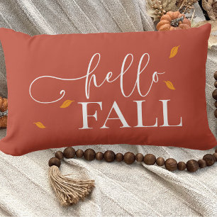 Autumn Hello Fall Lumbar Cushion