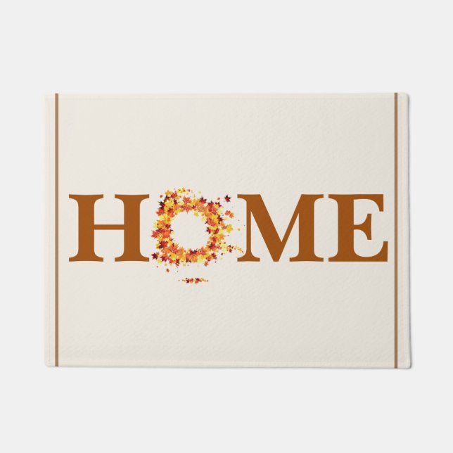 Autumn Home Doormat (Front)