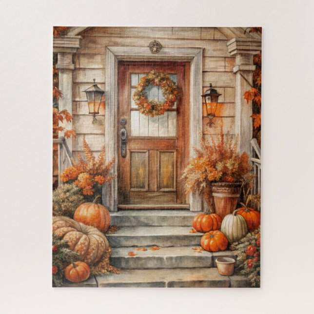 Autumn Home Puzzle (Vertical)