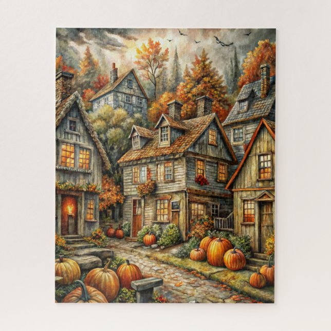 Autumn Home Puzzle (Vertical)