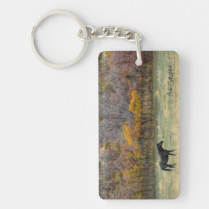 Autumn Horse Key Ring