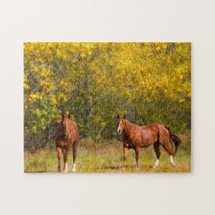 Autumn Horses  Jigsaw Puzzle
