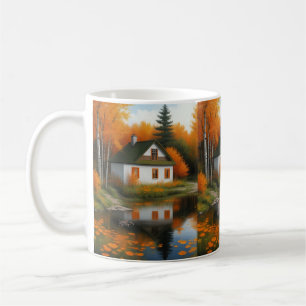autumn house coffee mug