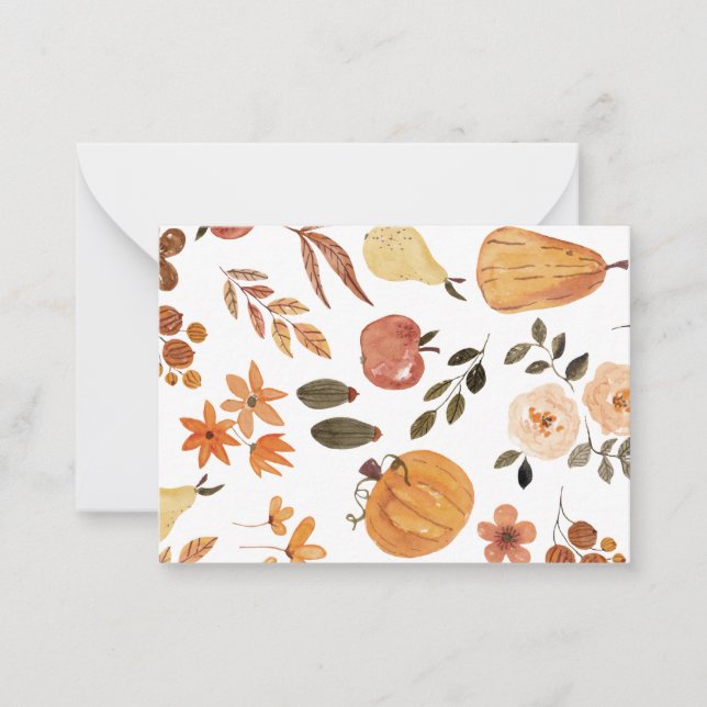 Autumn Hues Note Card (Front)