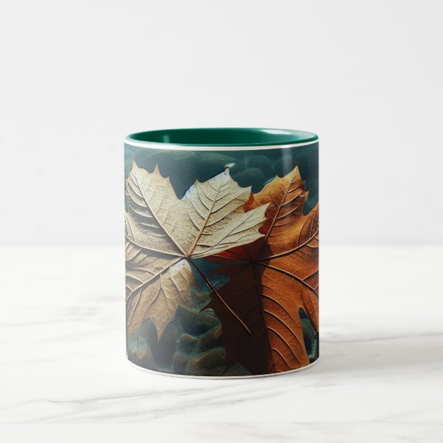 Autumn Hues Two-Tone Coffee Mug (Center)
