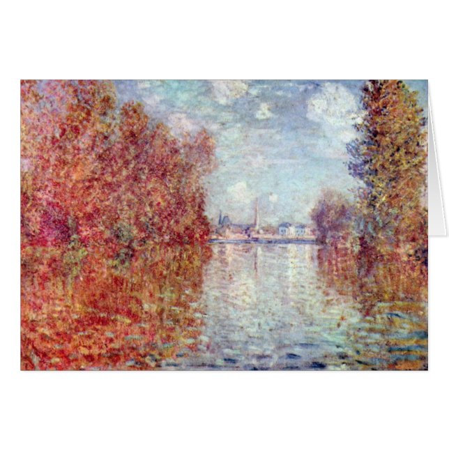 Autumn in Argenteuil by Claude Monet (Front Horizontal)