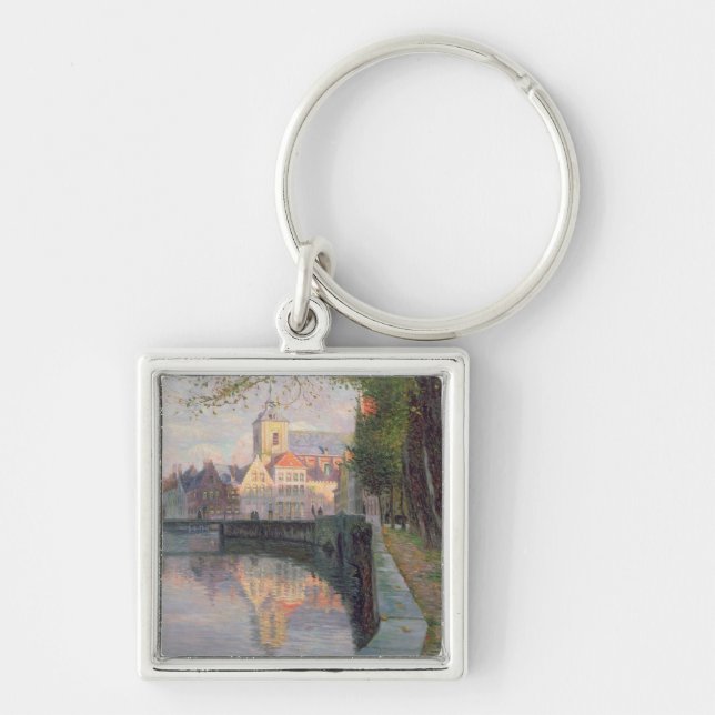 Autumn in Bruges Key Ring (Front)
