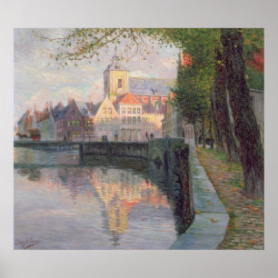 Autumn in Bruges Poster