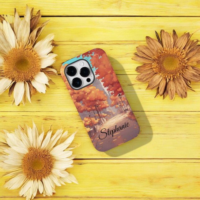 Autumn in City  Boss Lady Girlfriend Gift Case-Mate iPhone Case (Creator Uploaded)