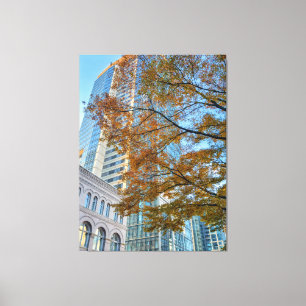Autumn in City Canvas Print