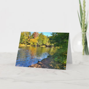 Autumn in Michigan Thank You Card