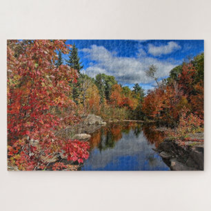 Autumn in New Brunswick Canada Jigsaw Puzzle