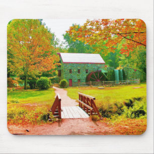AUTUMN IN NEW ENGLAND MOUSE PAD