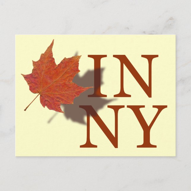 Autumn in New York Postcard (Front)