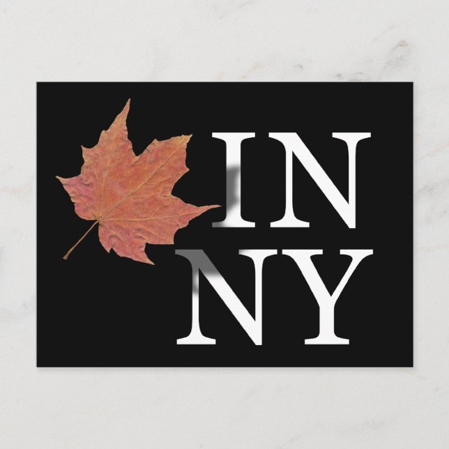Autumn in New York Postcard (Front)