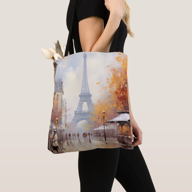 Autumn in Paris France Tote Bag (Close Up)
