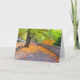 AUTUMN IN RIVERSIDE PARK CARD