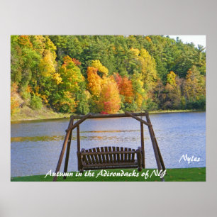Autumn in the Adirondacks of NY Print or Poster