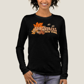 Autumn In The Adirondacks with Fall Leaves Bear Tr Tri-Blend Shirt