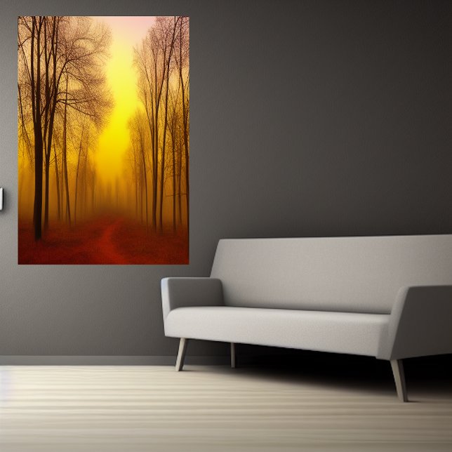 Autumn in the forest | AI Art Poster (Creator Uploaded)