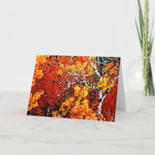 Autumn in the Forest - Painting Art Greeting cards