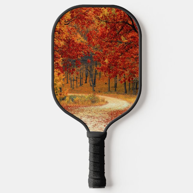 autumn in the forest pickleball paddle (Front)