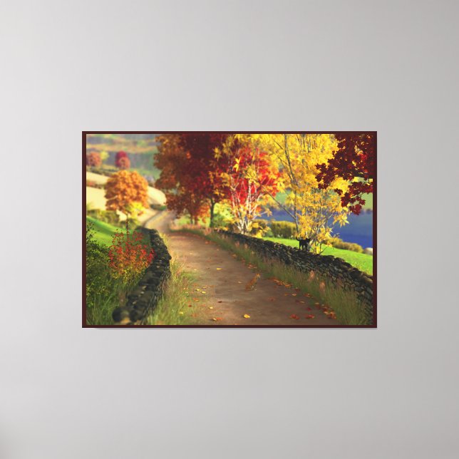 Autumn in the Glen Canvas Print (Front)