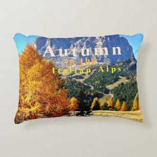 Autumn in the Italian Alps   Decorative Cushion
