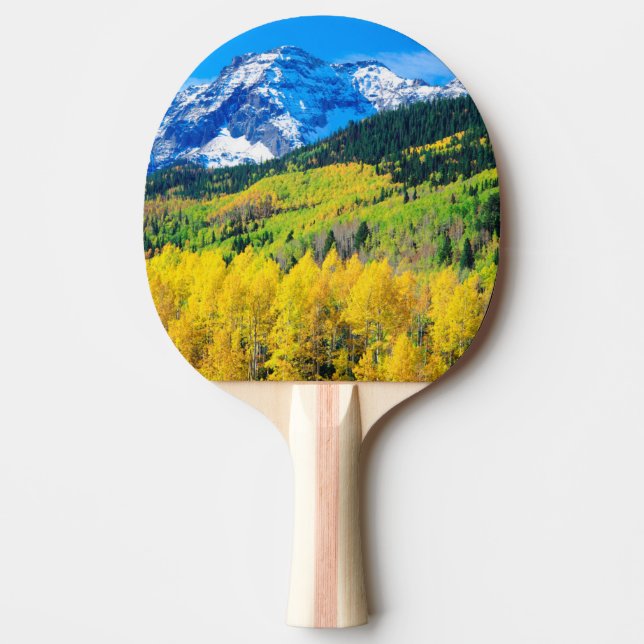 Autumn in the Rockies Ping Pong Paddle (Front)