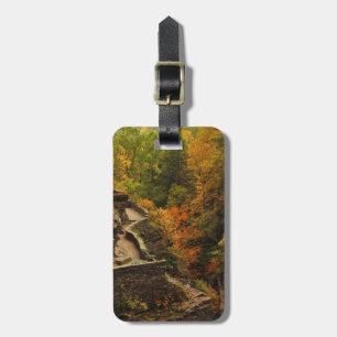 Autumn in Treman State Park Luggage Tag