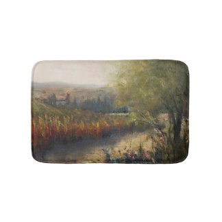 Autumn in Umbria Original Artwork  Bath Mat